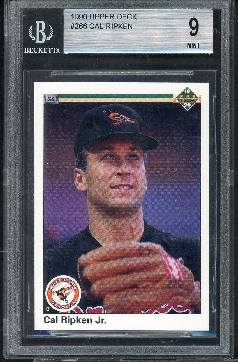 1990 Upper Deck #266 Cal Ripken Orioles BVG 9 MINT 568105