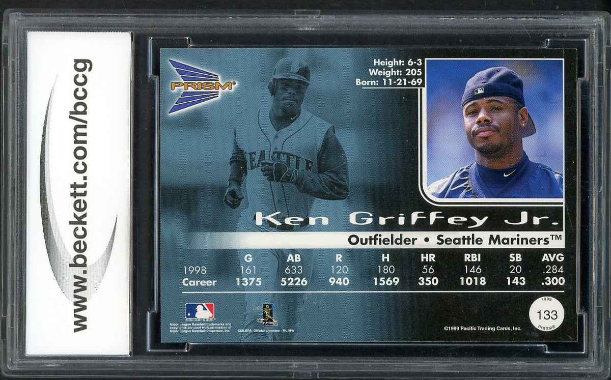 1999 Pacific Prism #133 Ken Griffey Jr Mariners BCCG 10 568111