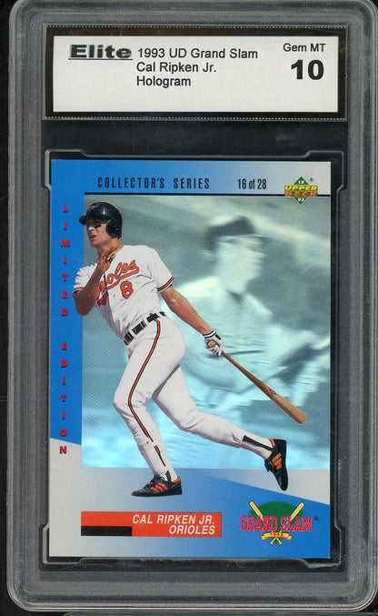 1993 UD Grand Slam #016 Cal Ripken Orioles GMA 10 GEM MINT 568125