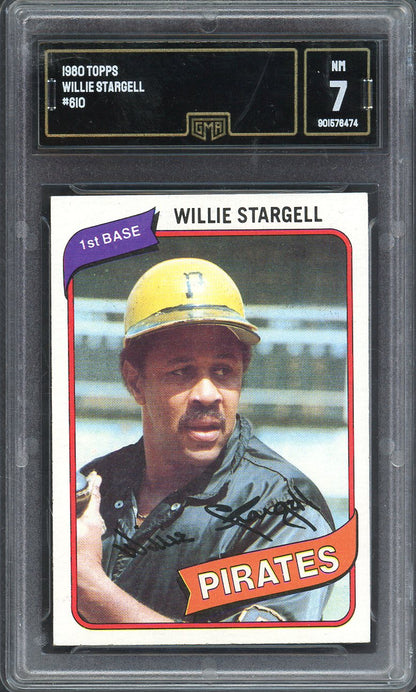 1980 Topps Baseball #610 Willie Stargell Pirates GMA 7 NM 568130