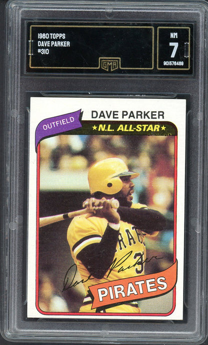 1980 Topps Baseball #310 Dave Parker Pirates GMA 7 NM 568131