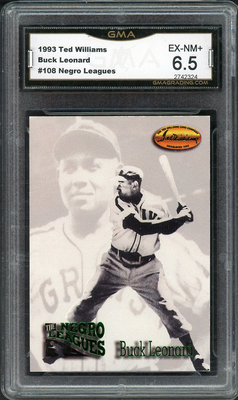 1993 Ted Williams Co #108 Buck Leonard GMA 6.5 EX-MT+ 568135