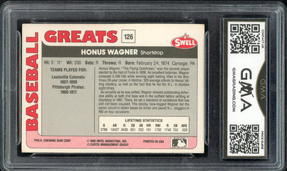1990 Swell #126 Honus Wagner Pirates GMA 6.5 EX-MT+ 568139
