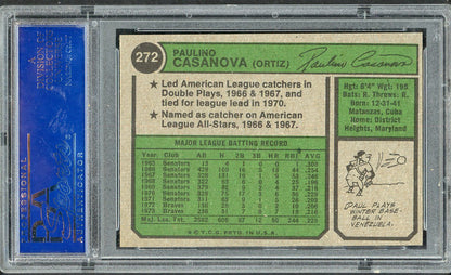 1974 Topps Baseball #272 Paul Casanova Braves PSA 9 MINT 568158