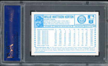 1974 Kelloggs Baseball #023 Willie Horton Tigers PSA 10 GEM MINT 568165