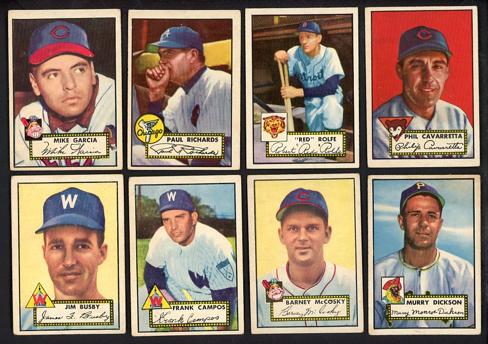 1952 Topps Semi High Set Lot 15 Diff VG-EX Less Rolfe Garcia 568211