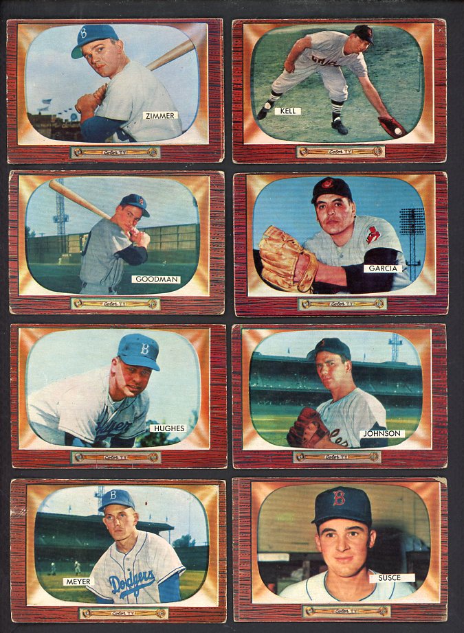 1955 Bowman Set Lot 35 Diff VG Less Zimmer Kell Garcia 568214