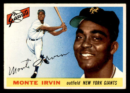 1955 Topps Baseball #100 Monte Irvin Giants EX+/EX-MT 568359