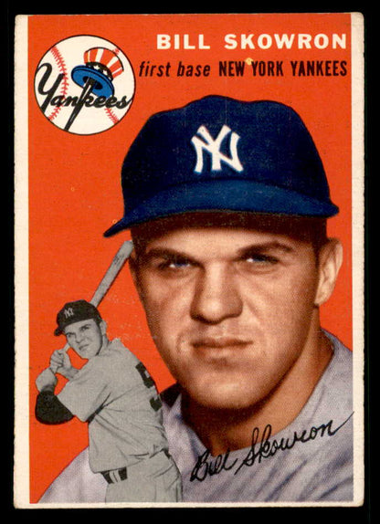 1954 Topps Baseball #239 Bill Skowron Yankees EX 568361