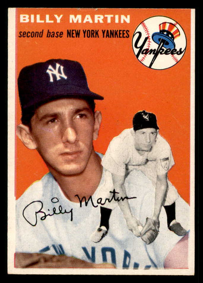 1954 Topps Baseball # 13 Billy Martin Yankees EX-MT 568362