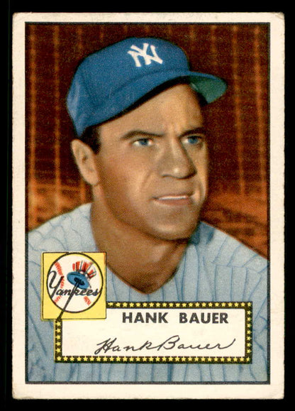 1952 Topps Baseball #215 Hank Bauer Yankees VG-EX 568375