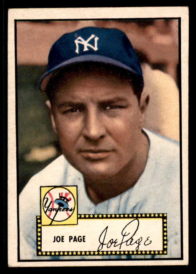 1952 Topps Baseball # 48 Joe Page Yankees EX Black 568378