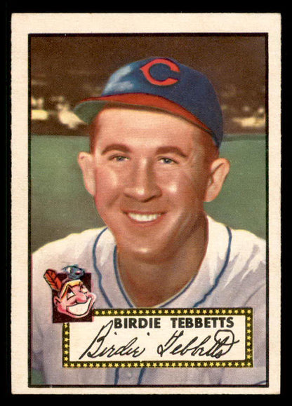 1952 Topps Baseball #282 Birdie Tebbetts Indians EX-MT 568395