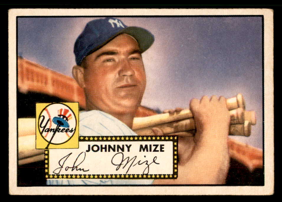 1952 Topps Baseball #129 Johnny Mize Yankees VG-EX 568399