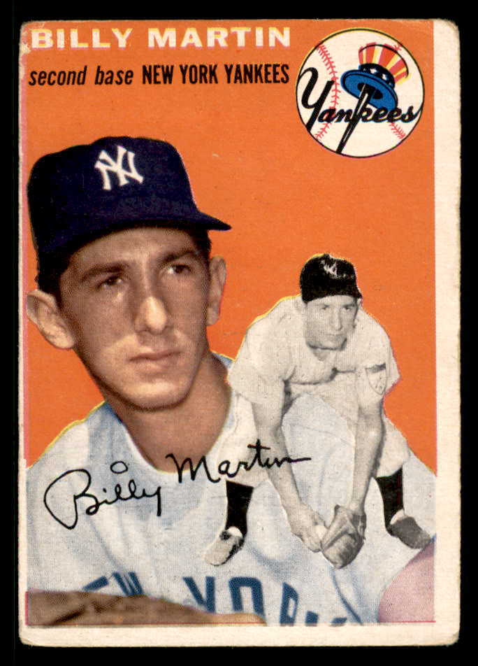 1954 Topps Baseball # 13 Billy Martin Yankees GD-VG 568406
