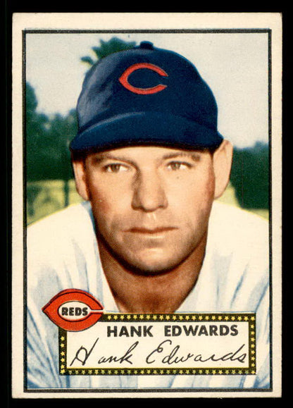 1952 Topps Baseball #176 Hank Edwards Reds EX-MT 568413