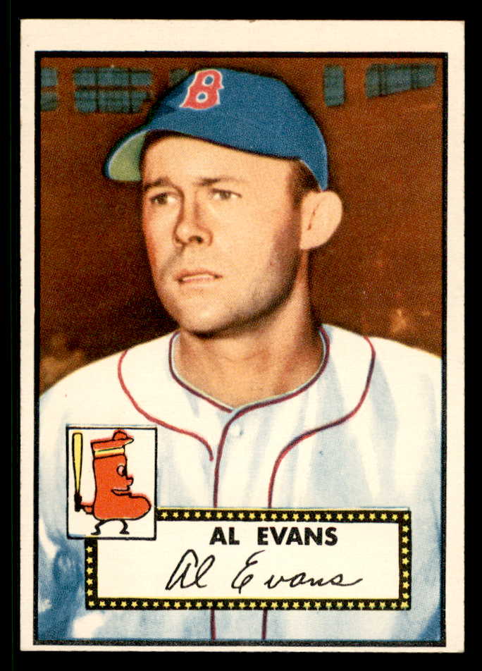1952 Topps Baseball #152 Al Evans Red Sox EX-MT 568414