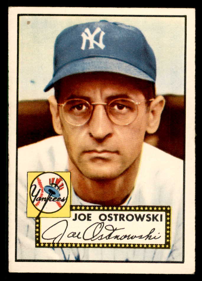 1952 Topps Baseball #206 Joe Ostrowski Yankees EX-MT 568415