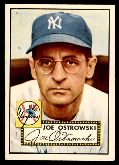1952 Topps Baseball #206 Joe Ostrowski Yankees EX-MT 568415