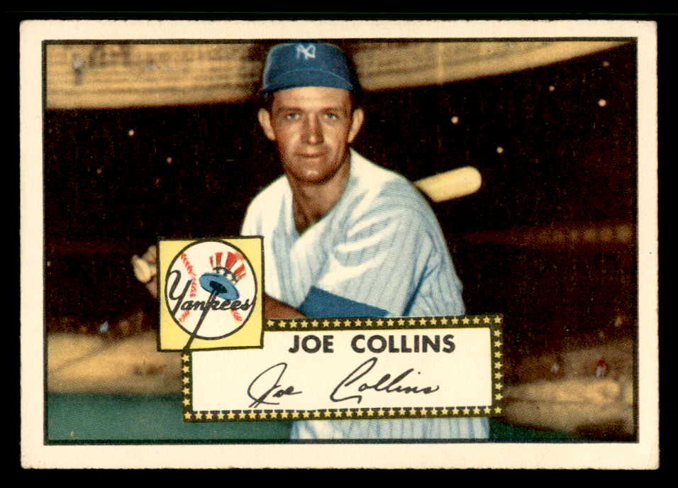 1952 Topps Baseball #202 Joe Collins Yankees EX 568422
