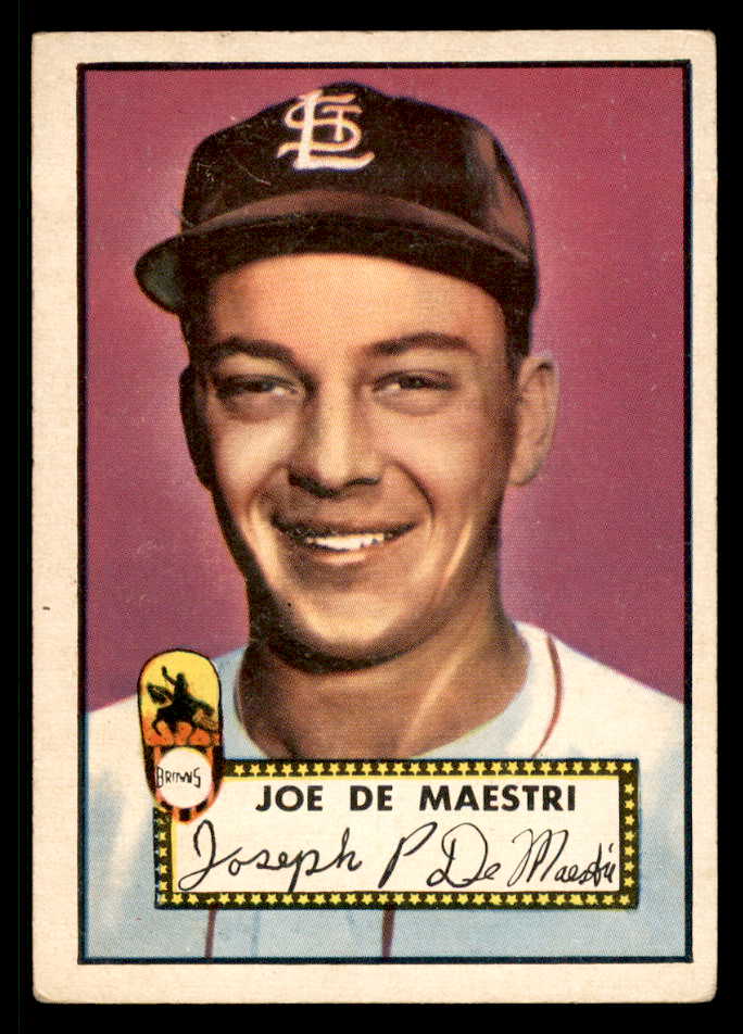 1952 Topps Baseball #286 Joe Demaestri Browns VG/VG-EX 568430