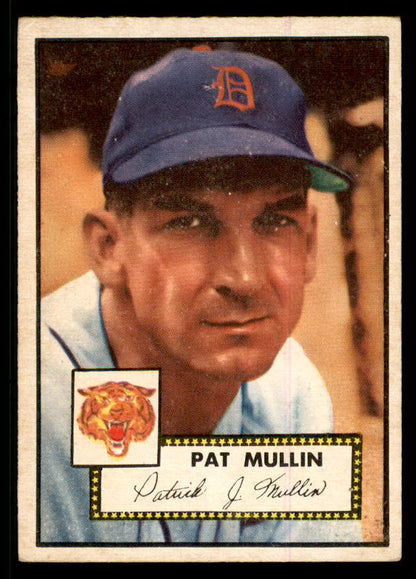 1952 Topps Baseball #275 Pat Mullin Tigers VG-EX 568433