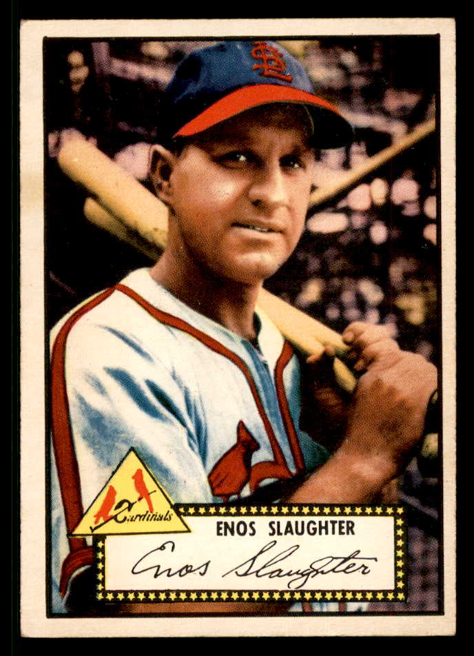 1952 Topps Baseball # 65 Enos Slaughter Cardinals EX-MT Red 568438
