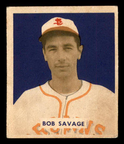 1949 Bowman Baseball #204 Bob Savage Browns VG-EX 568443