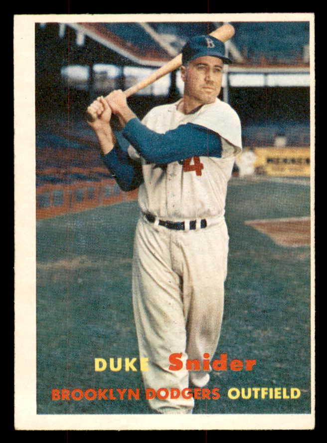 1957 Topps Baseball #170 Duke Snider Dodgers VG-EX 568464