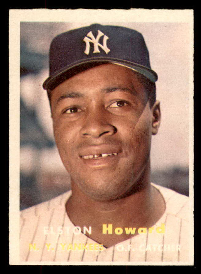 1957 Topps Baseball # 82 Elston Howard Yankees EX-MT 568476