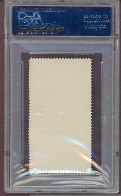 1962 Topps Baseball Stamp Panel Sam Jones Don Schwall PSA 9 MINT oc 568657