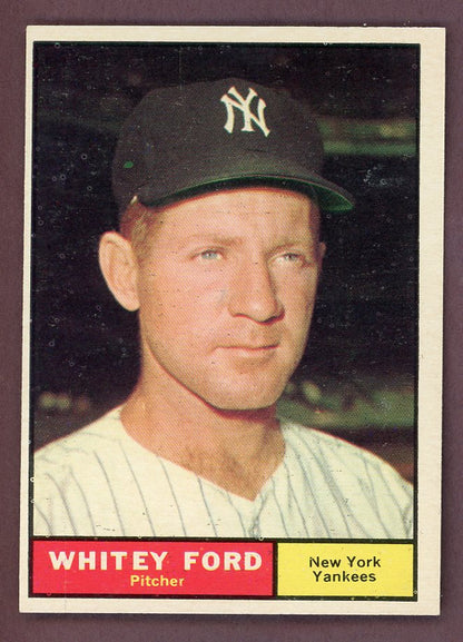 1961 Topps Baseball #160 Whitey Ford Yankees EX-MT 568697