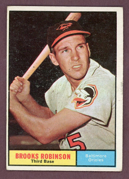 1961 Topps Baseball #010 Brooks Robinson Orioles VG-EX 568698