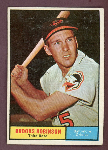 1961 Topps Baseball #010 Brooks Robinson Orioles EX+/EX-MT 568699