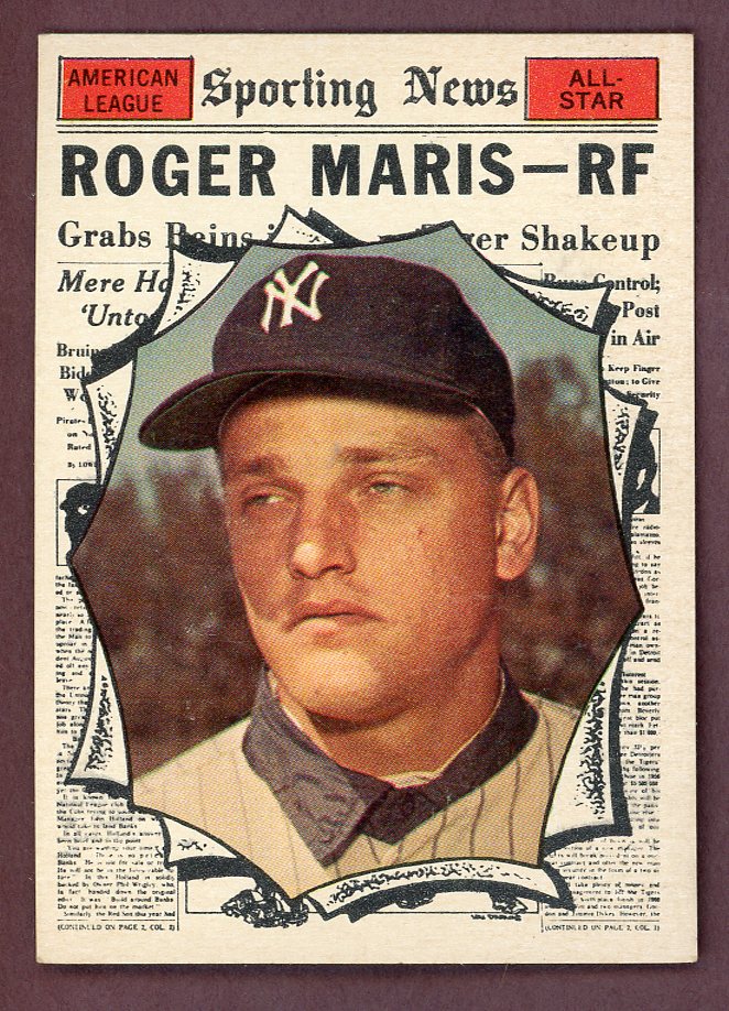 1961 Topps Baseball #576 Roger Maris A.S. Yankees EX-MT 568706