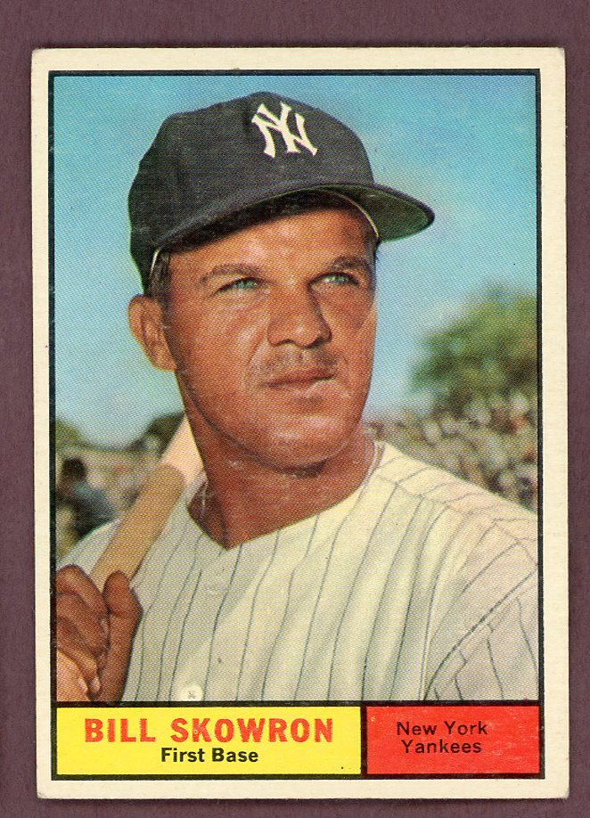 1961 Topps Baseball #371 Bill Skowron Yankees EX+/EX-MT 568716