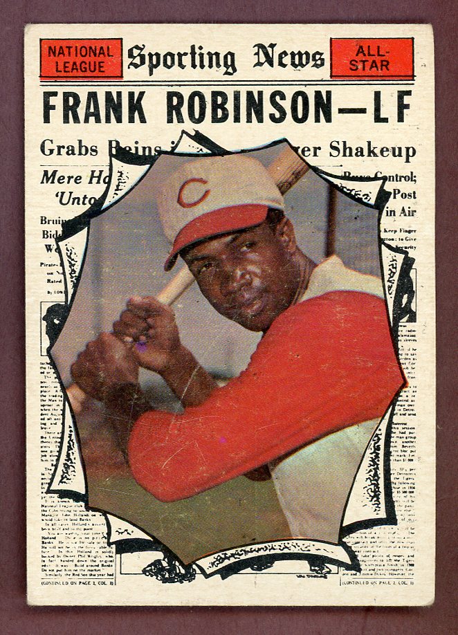 1961 Topps Baseball #581 Frank Robinson A.S. Reds VG-EX 568720