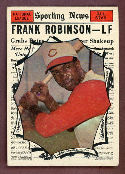 1961 Topps Baseball #581 Frank Robinson A.S. Reds VG-EX 568720