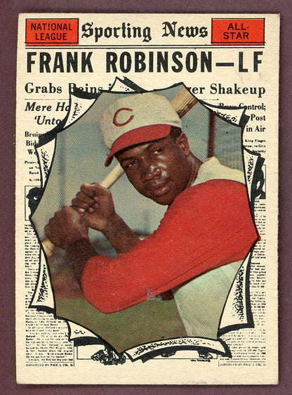 1961 Topps Baseball #581 Frank Robinson A.S. Reds EX-MT 568721