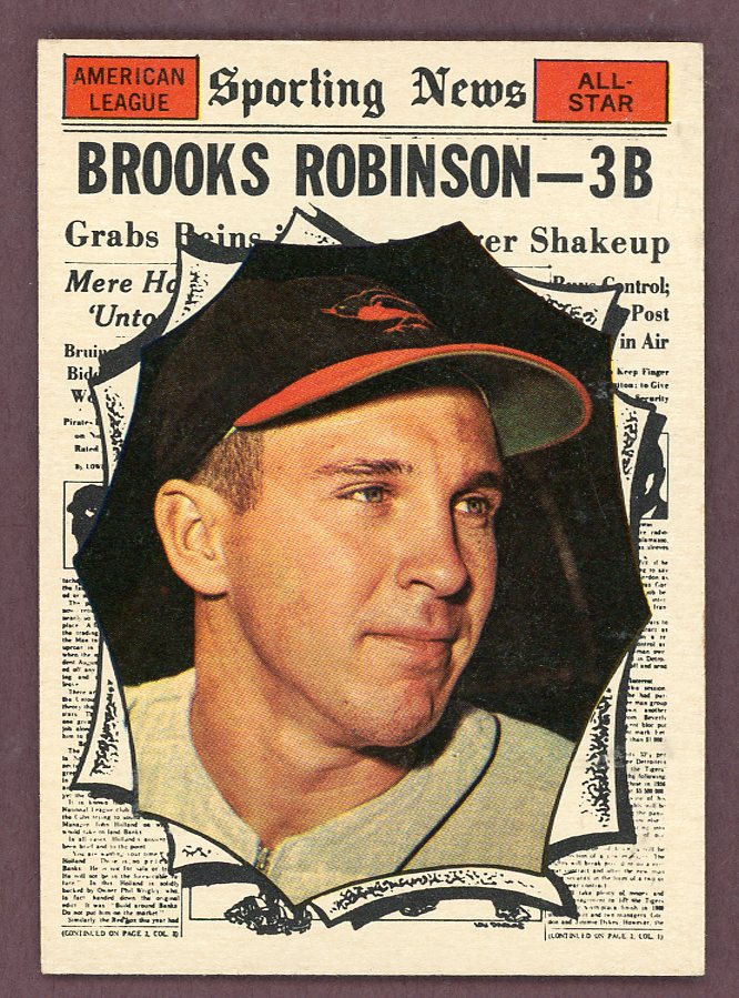 1961 Topps Baseball #572 Brooks Robinson A.S. Orioles EX-MT 568722