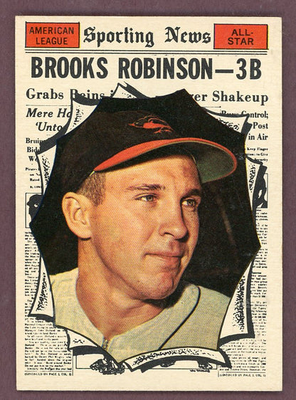 1961 Topps Baseball #572 Brooks Robinson A.S. Orioles EX-MT 568722