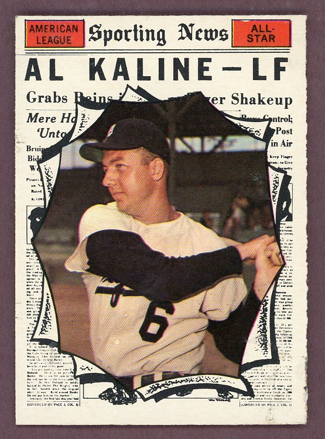 1961 Topps Baseball #580 Al Kaline A.S Tigers VG-EX 568731