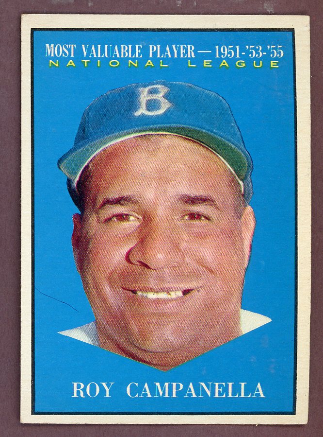 1961 Topps Baseball #480 Roy Campanella MVP Dodgers NR-MT 568741