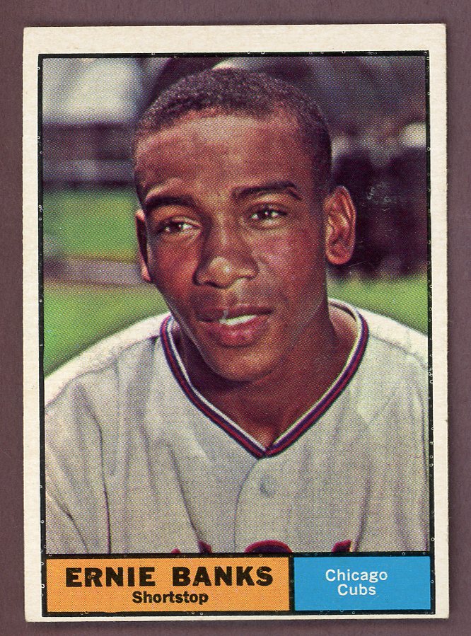 1961 Topps Baseball #350 Ernie Banks Cubs EX-MT 568742