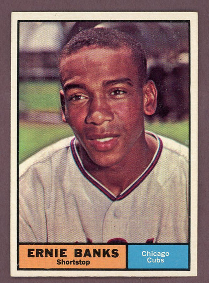 1961 Topps Baseball #350 Ernie Banks Cubs EX-MT 568743