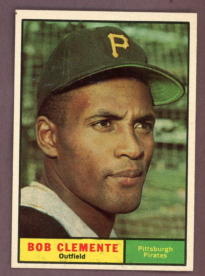 1961 Topps Baseball #388 Roberto Clemente Pirates EX-MT 568744