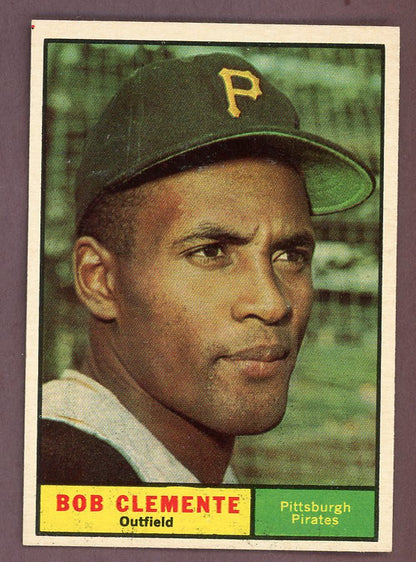 1961 Topps Baseball #388 Roberto Clemente Pirates EX-MT 568744