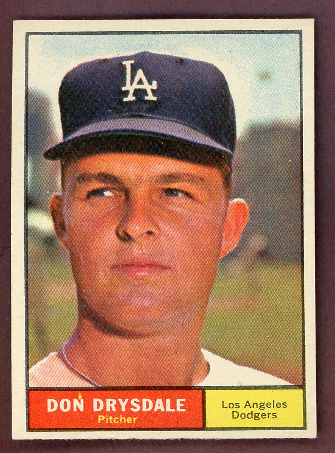 1961 Topps Baseball #260 Don Drysdale Dodgers EX-MT 568745