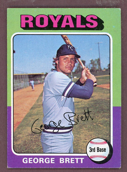 1975 Topps Baseball #228 George Brett Royals EX+/EX-MT 568767