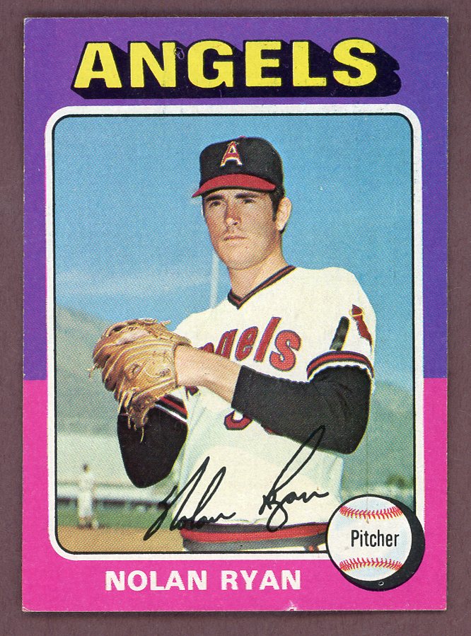 1975 Topps Baseball #500 Nolan Ryan Angels EX-MT 568770